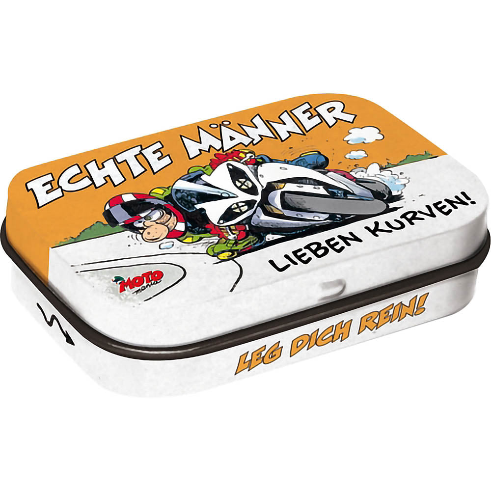 Pillendose mit Pfefferminz - MOTOmania - Echte Männer lieben Kurven
