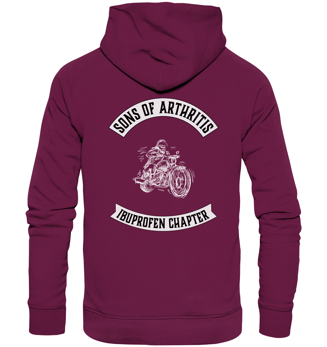 Sons of Arthritis, stilisierter Biker - Premium Unisex Hoodie