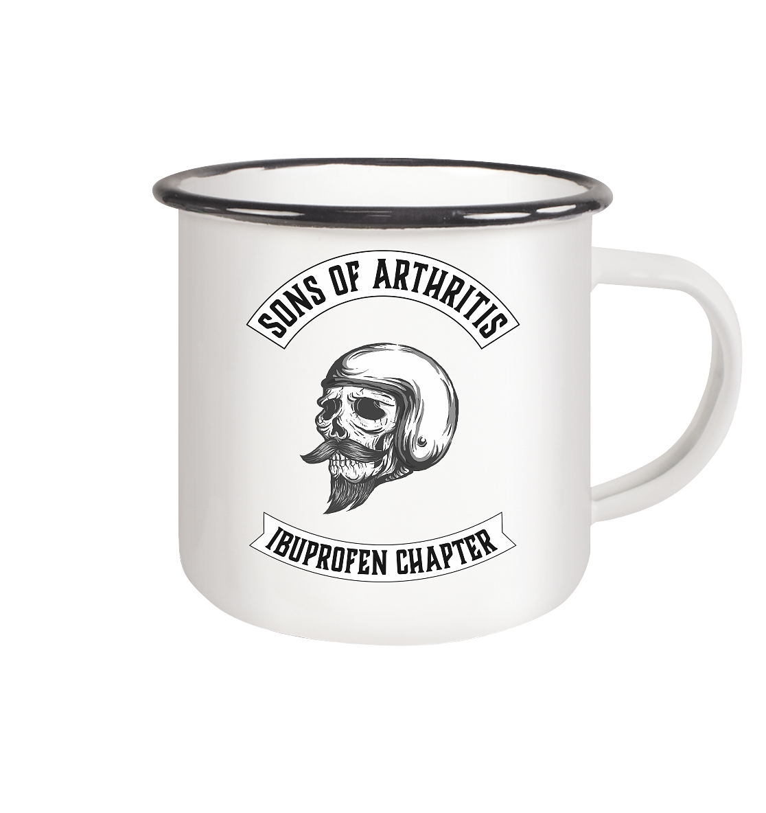 Sons of Arthristis - Nostalgische Emaille Tasse
