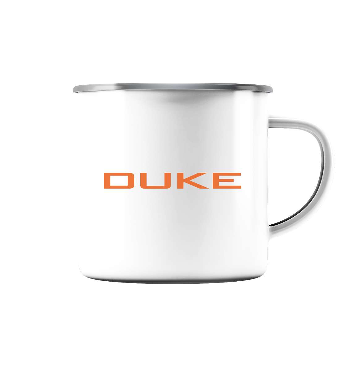 Duke - Emaille Tasse (Silber)