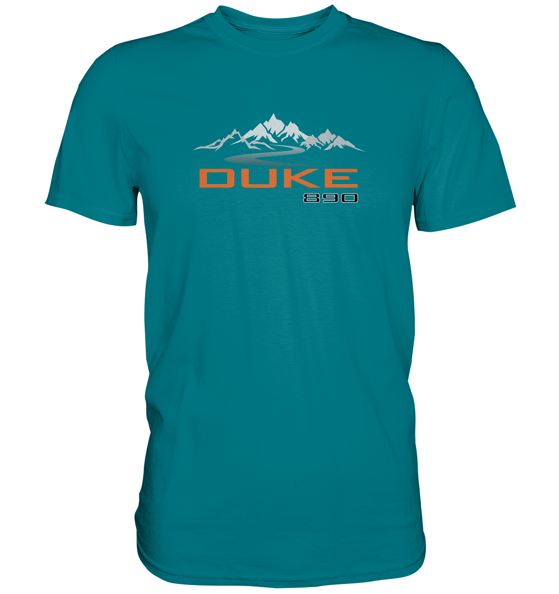 Duke 890 Tourmotiv - Premium unisex Shirt