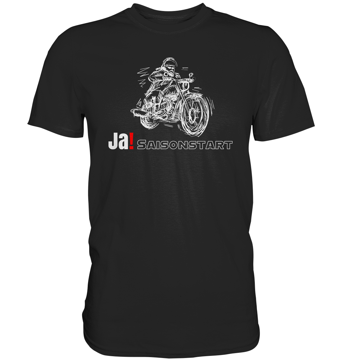 JA! endlich Saisonstart - Premium unisex Shirt