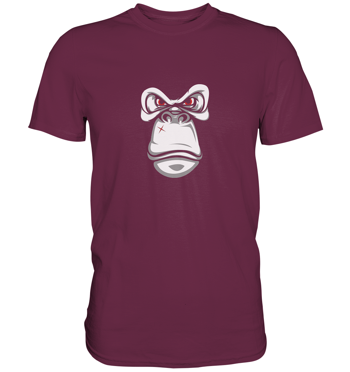 Motiv: Angry Gorilla - Unisex Premium Shirt - mehrere Farben
