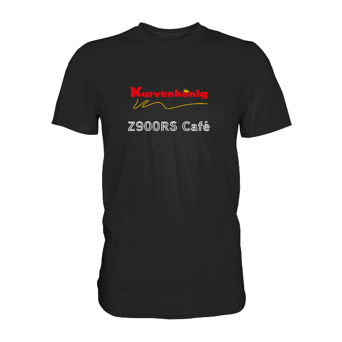 Personalisierbares Bikershirt mit Kurvenkönig Logo - Premium Shirt