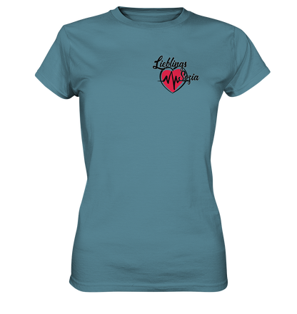 Herz mit Pulsschlag - Lieblings Sozia - Ladies Premium Shirt