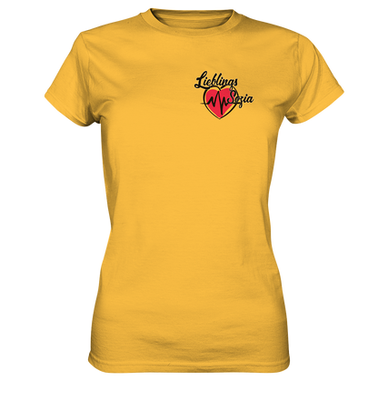 Herz mit Pulsschlag - Lieblings Sozia - Ladies Premium Shirt