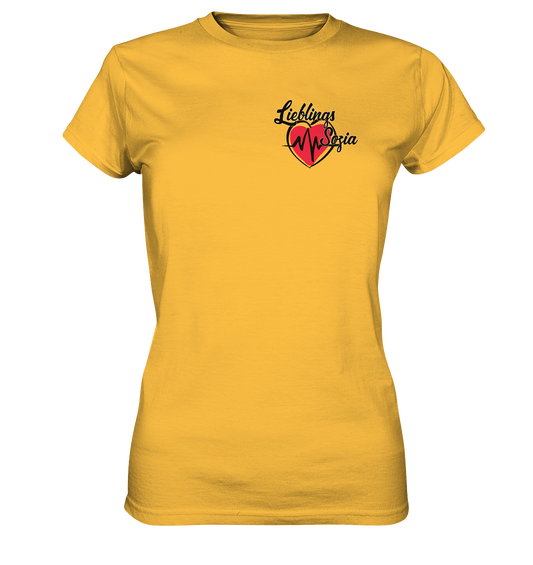Herz mit Pulsschlag - Lieblings Sozia - Ladies Premium Shirt