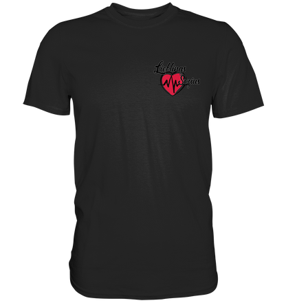 Herz mit Pulsschlag - Lieblings Sozius - Premium Shirt