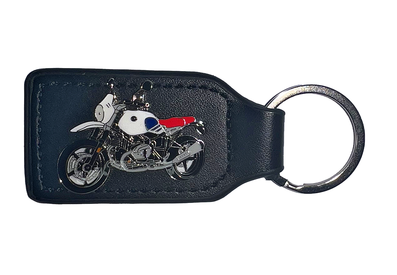 Schlüsselanhänger - BMW RnineT Urban GS-weiss