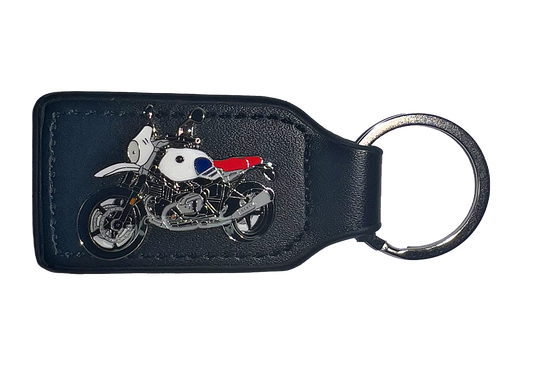 Schlüsselanhänger - BMW RnineT Urban GS-weiss