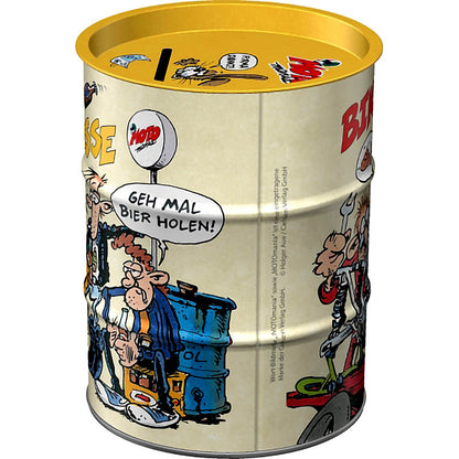 Spardose Ölfass - MOTOmania - Bikerkasse