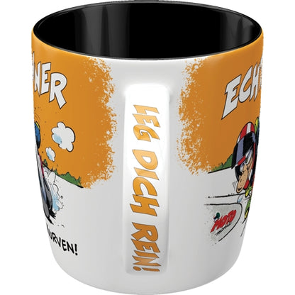 MOTOmania - Echte Männer lieben Kurven! Keramik-Tasse 330ml