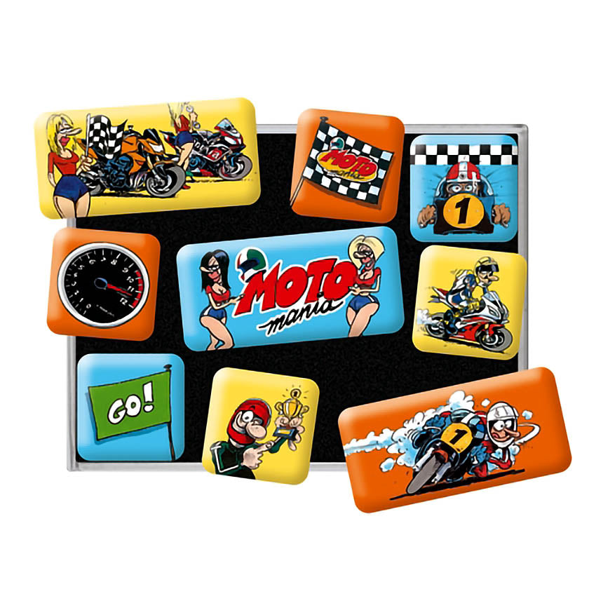 MOTOmania - the winner takes it all - Magnet Set