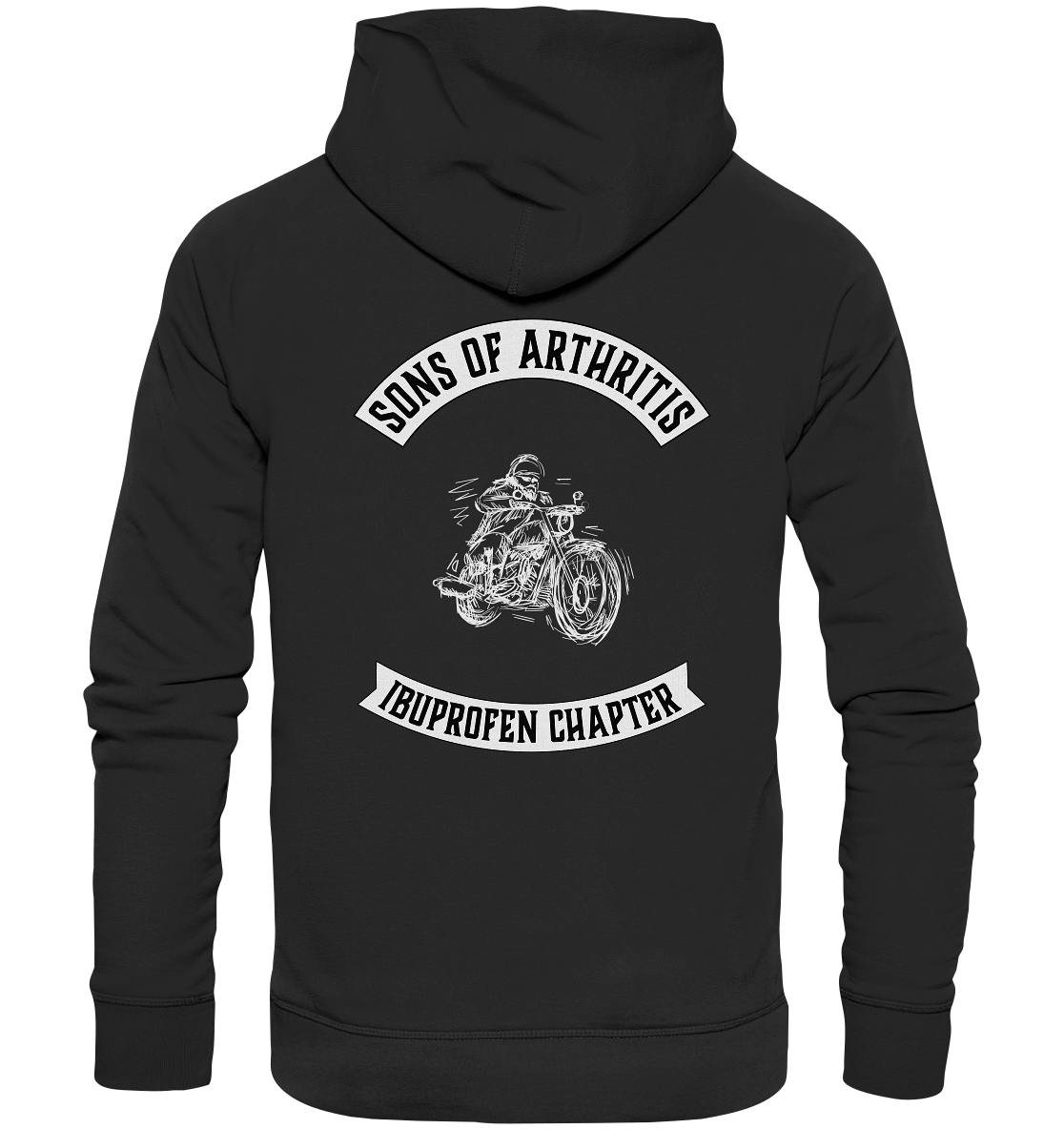 Sons of Arthritis, stilisierter Biker - Premium Unisex Hoodie