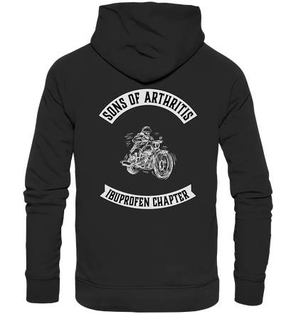 Sons of Arthritis, stilisierter Biker - Premium Unisex Hoodie