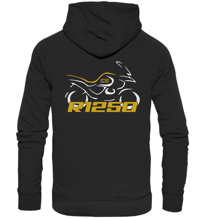 Motiv (hinten) R1250GS stilisiert - Premium Unisex Hoodie