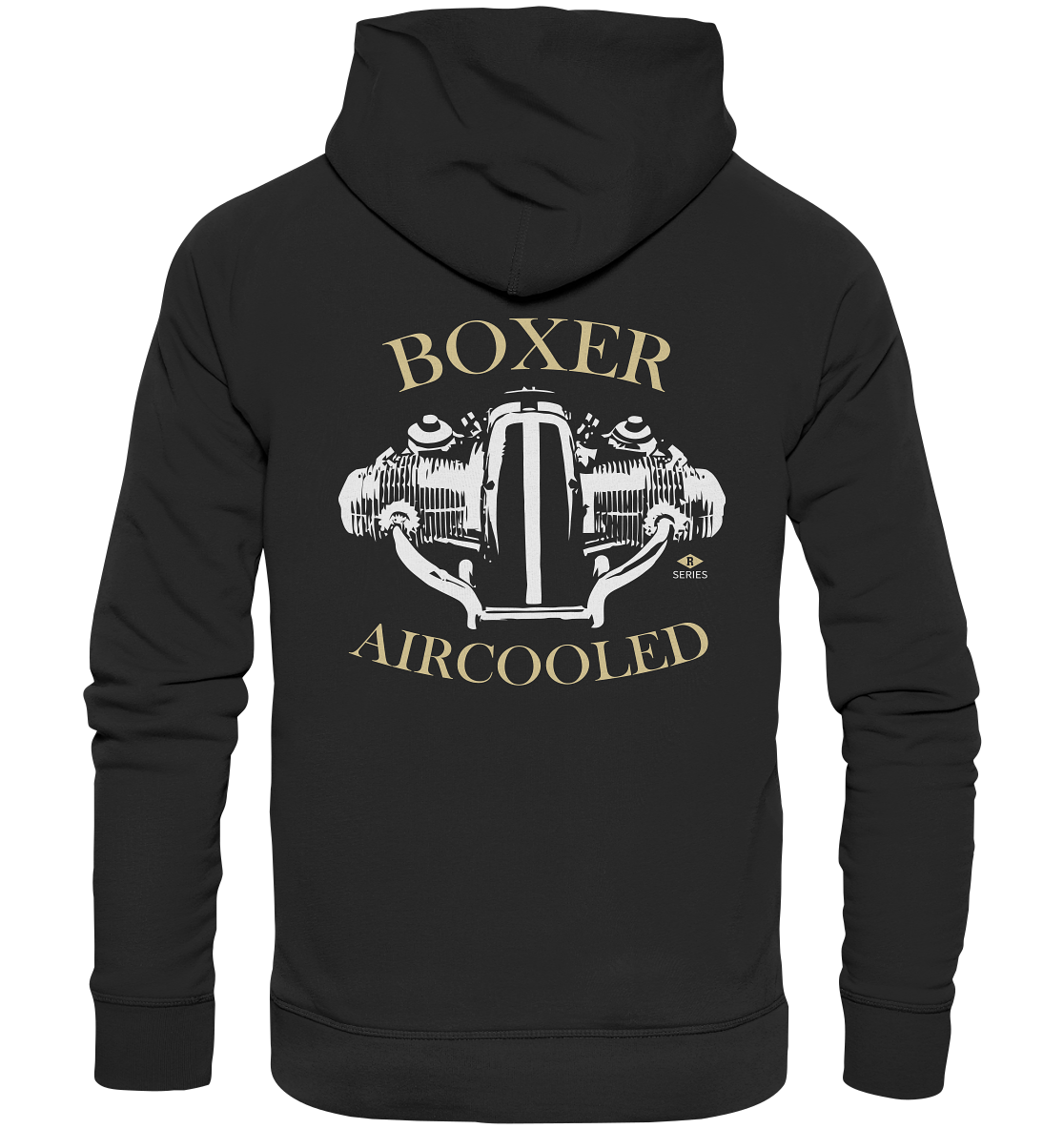 Motiv (hinten) Boxermotor - Premium Unisex Hoodie