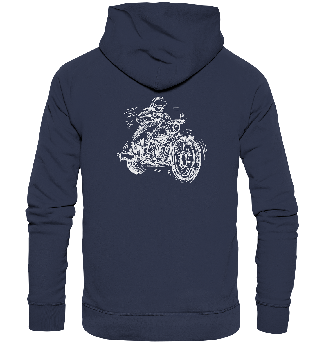 Stylisierter Biker - Premium Unisex Hoodie