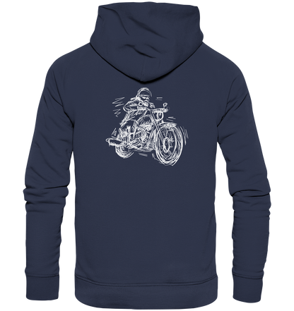 Stylisierter Biker - Premium Unisex Hoodie