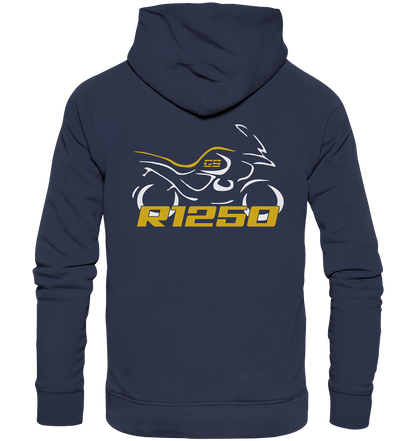 Motiv (hinten) R1250GS stilisiert - Premium Unisex Hoodie