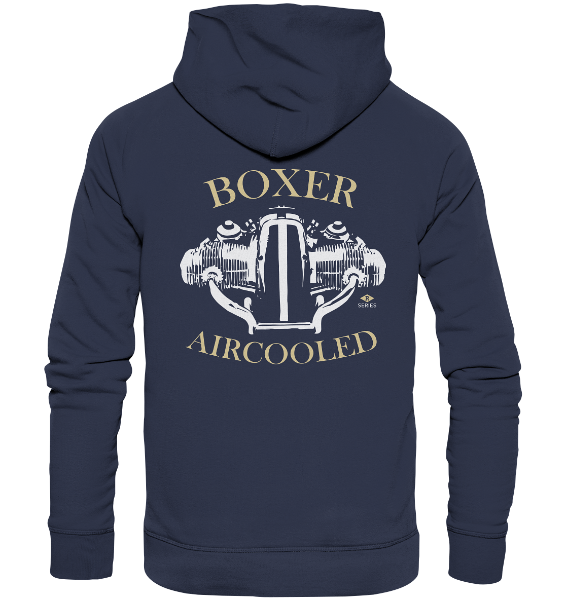 Motiv (hinten) Boxermotor - Premium Unisex Hoodie