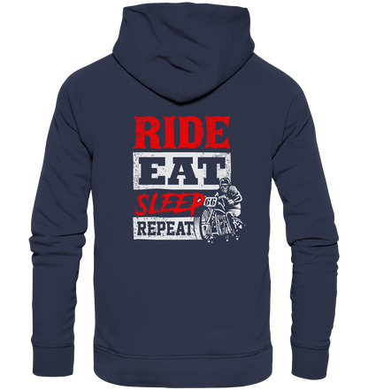 Ride, eat, sleep, repeat - Premium Unisex Hoodie