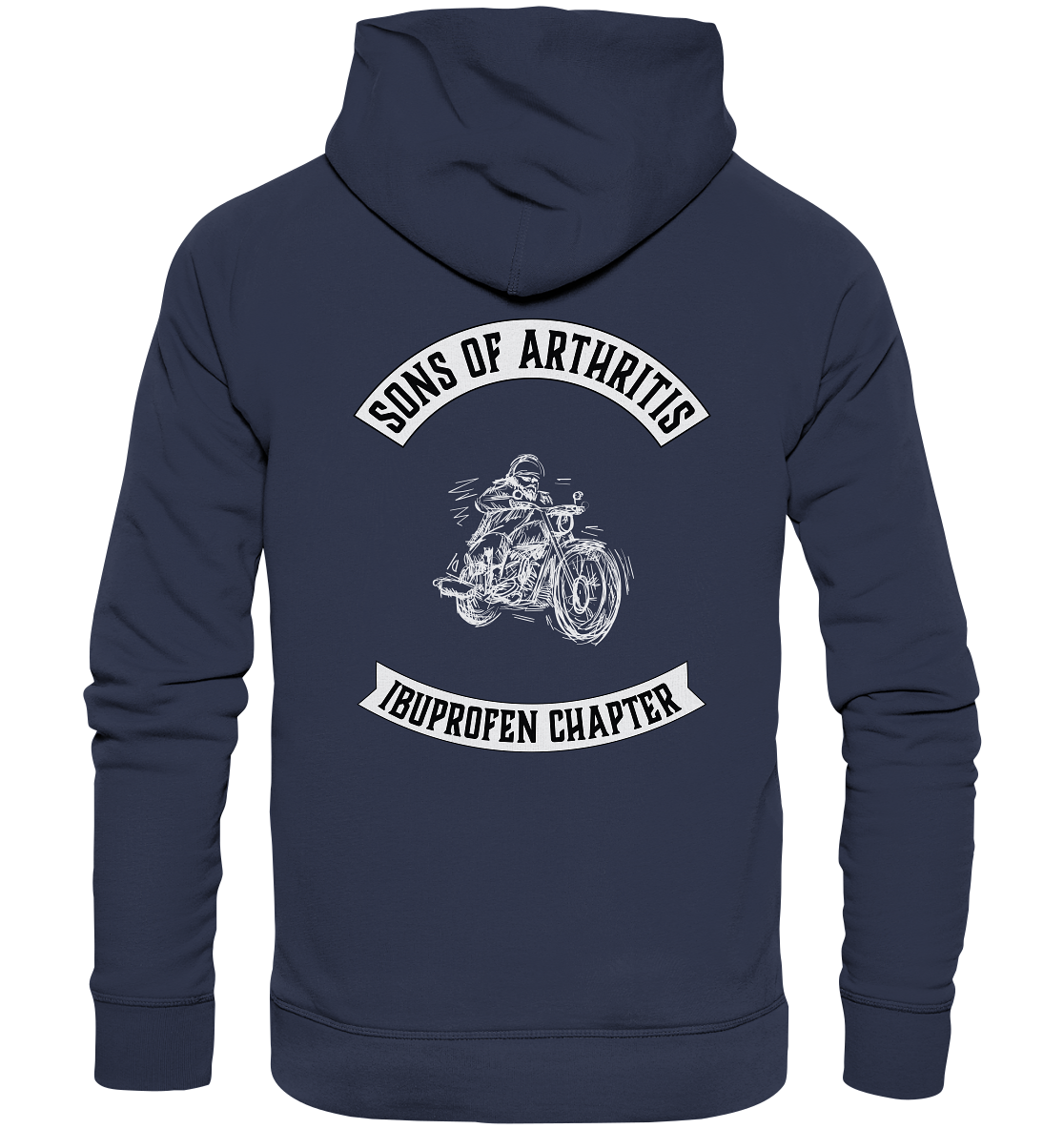 Sons of Arthritis, stilisierter Biker - Premium Unisex Hoodie