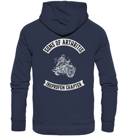 Sons of Arthritis, stilisierter Biker - Premium Unisex Hoodie