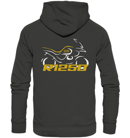 Motiv (hinten) R1250GS stilisiert - Premium Unisex Hoodie