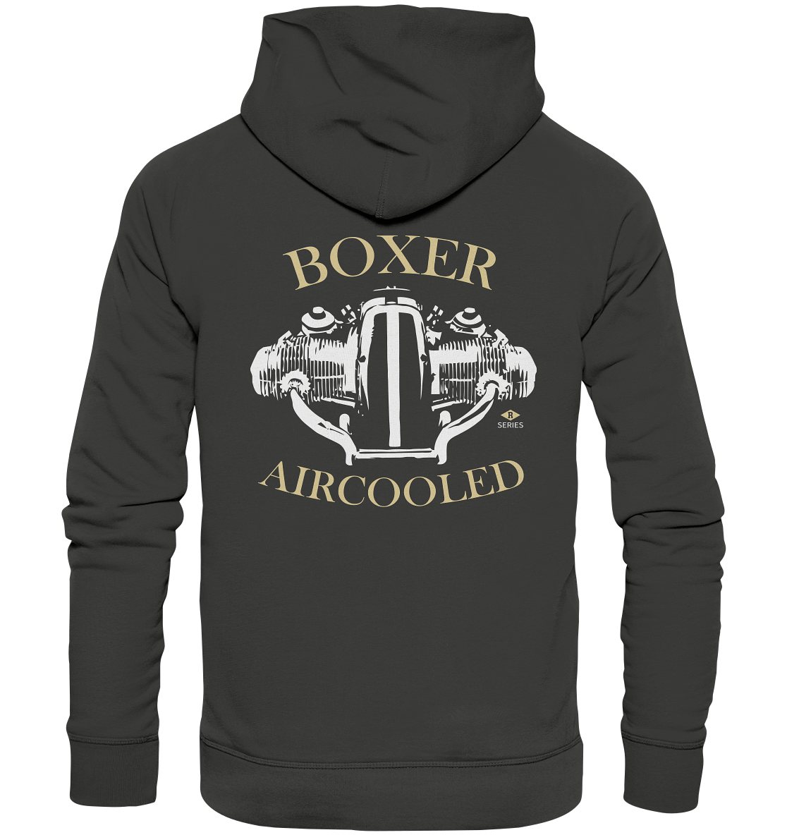 Motiv (hinten) Boxermotor - Premium Unisex Hoodie