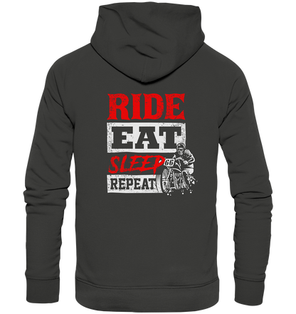 Ride, eat, sleep, repeat - Premium Unisex Hoodie