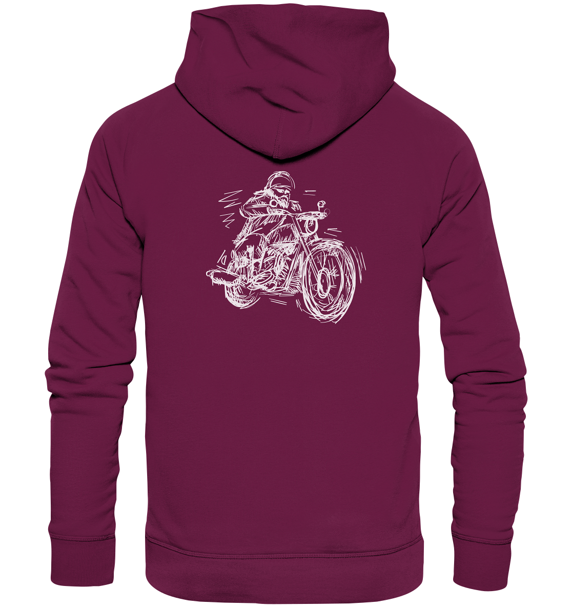 Stylisierter Biker - Premium Unisex Hoodie