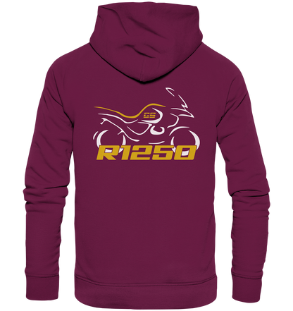 Motiv (hinten) R1250GS stilisiert - Premium Unisex Hoodie