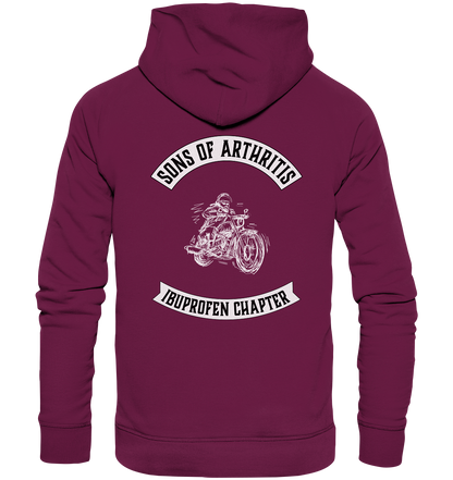 Sons of Arthritis, stilisierter Biker - Premium Unisex Hoodie