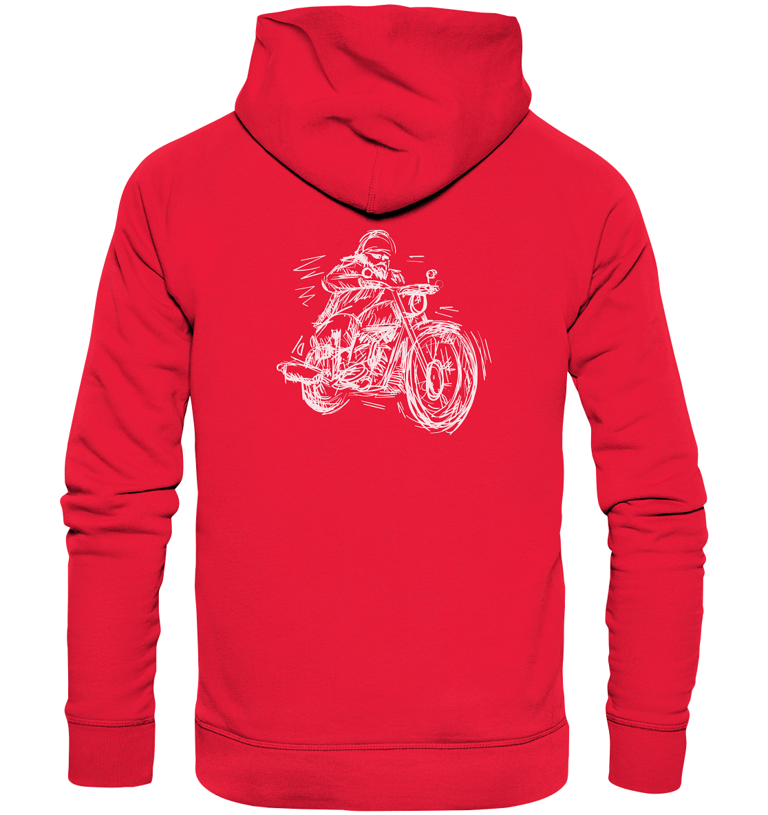 Stylisierter Biker - Premium Unisex Hoodie
