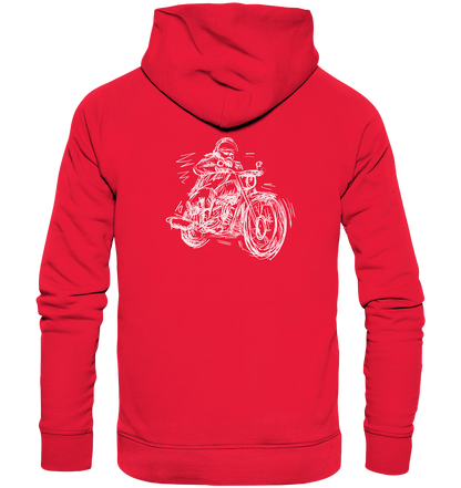 Stylisierter Biker - Premium Unisex Hoodie