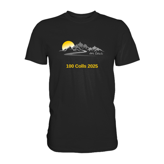 Personalisierbares Bikershirt mit Landschaft und Spruch "On-Tour" - Premium Shirt