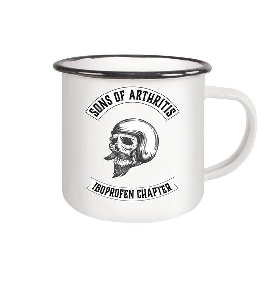 Sons of Arthristis - Nostalgische Emaille Tasse