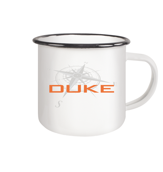 Duke Tasse Kompass - Emaille Tasse (Black)