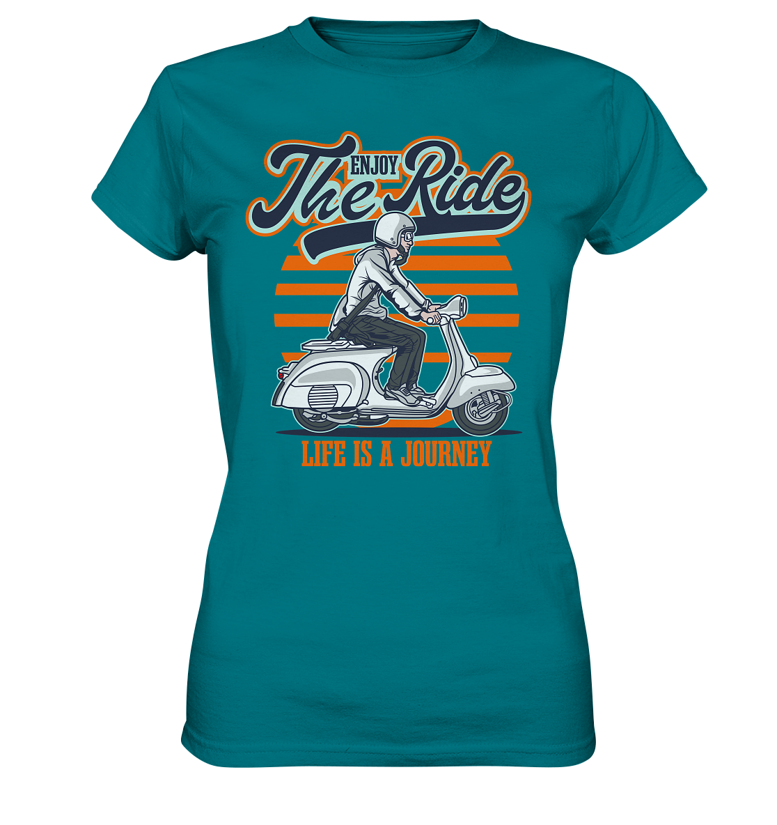 Motiv Enjoy the Ride - Ladies Premium Shirt - verschiedene Farben