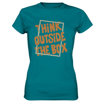 Think outside the box - Ladies Premium Shirt - mehrere Farben