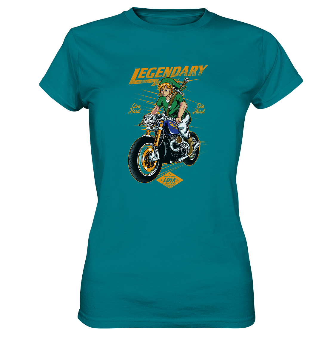 Motiv: Legendary Bikerlady - Ladies Premium Shirt - verschiedene Farben