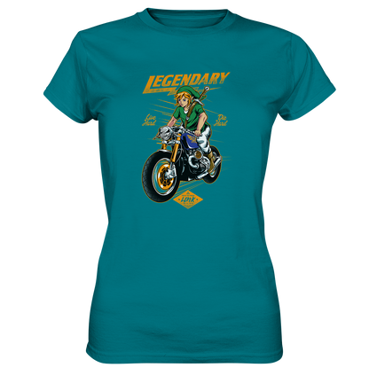 Motiv: Legendary Bikerlady - Ladies Premium Shirt - verschiedene Farben