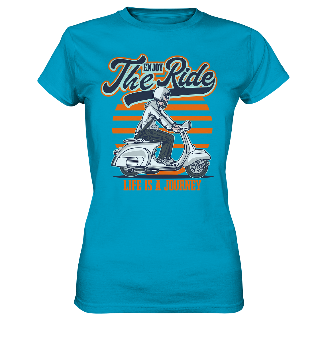 Motiv Enjoy the Ride - Ladies Premium Shirt - verschiedene Farben