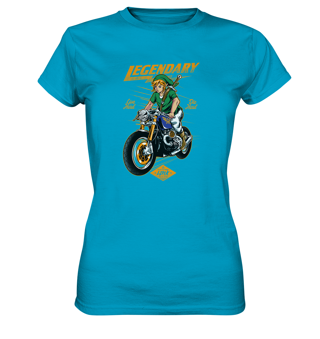 Motiv: Legendary Bikerlady - Ladies Premium Shirt - verschiedene Farben