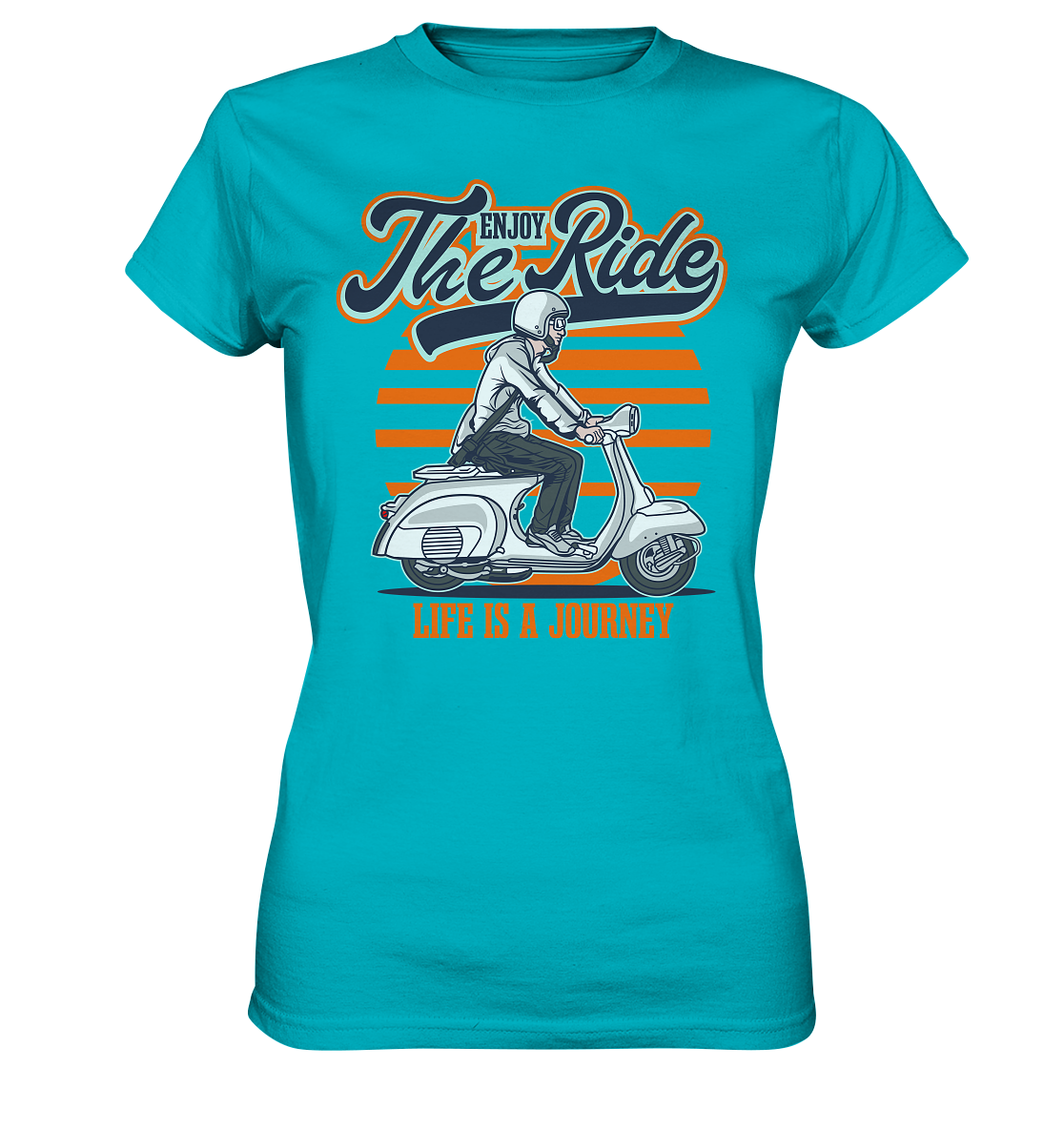 Motiv Enjoy the Ride - Ladies Premium Shirt - verschiedene Farben