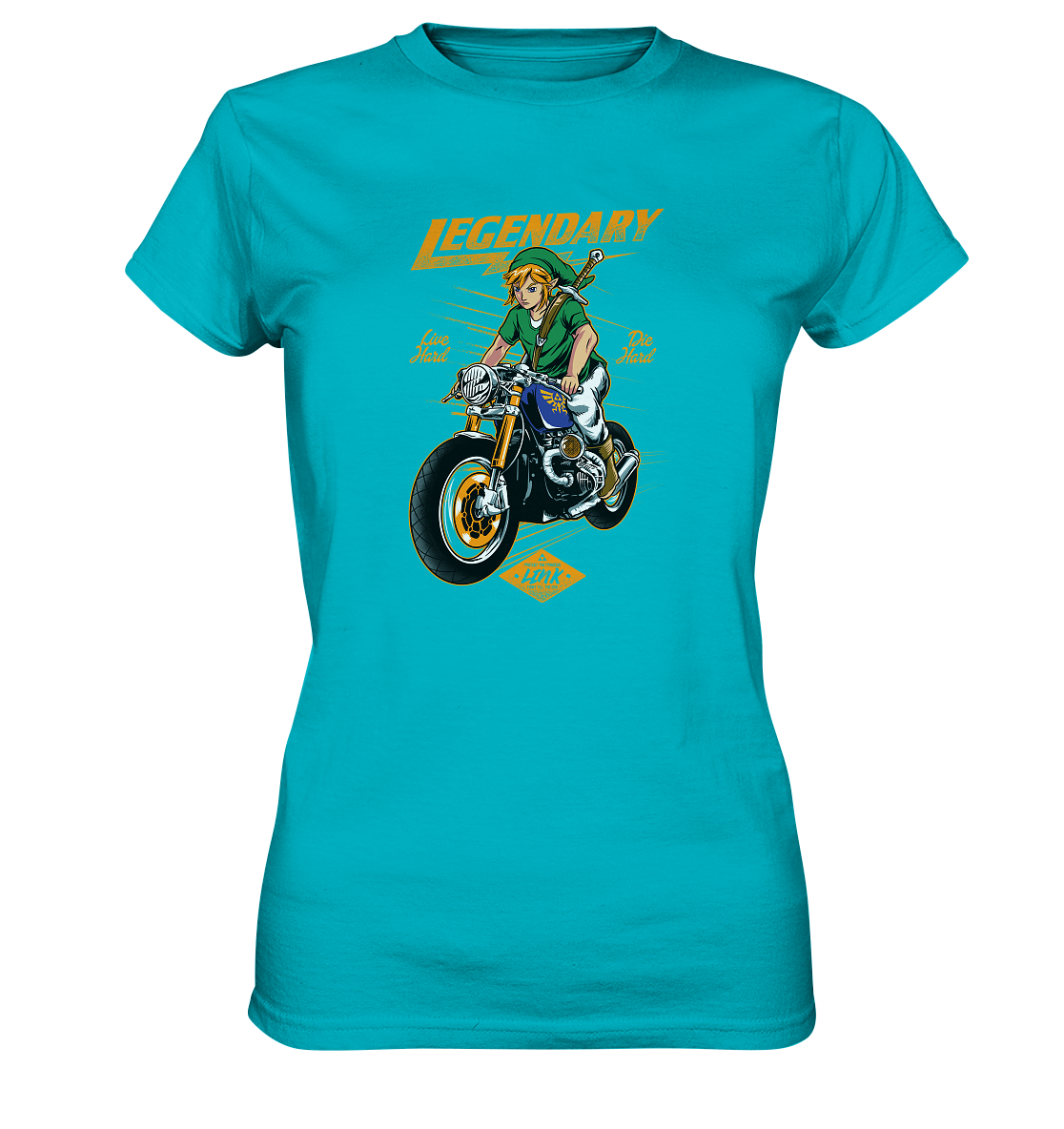 Motiv: Legendary Bikerlady - Ladies Premium Shirt - verschiedene Farben
