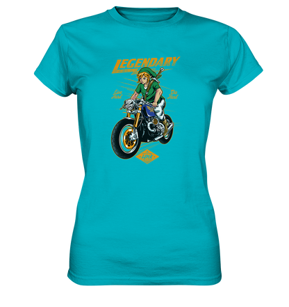 Motiv: Legendary Bikerlady - Ladies Premium Shirt - verschiedene Farben