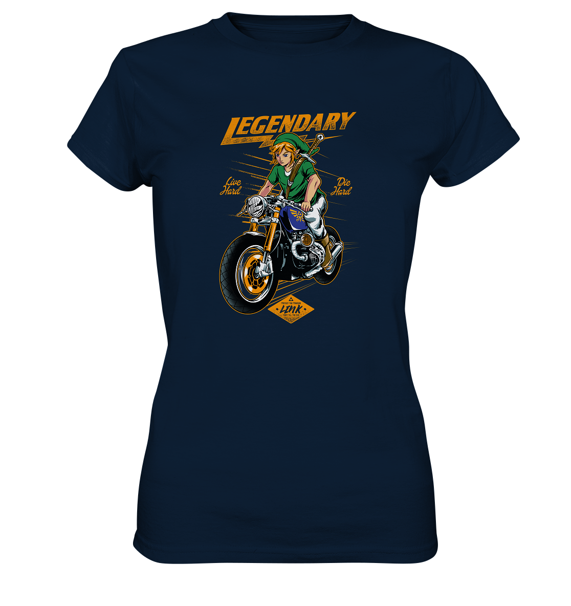 Motiv: Legendary Bikerlady - Ladies Premium Shirt - verschiedene Farben