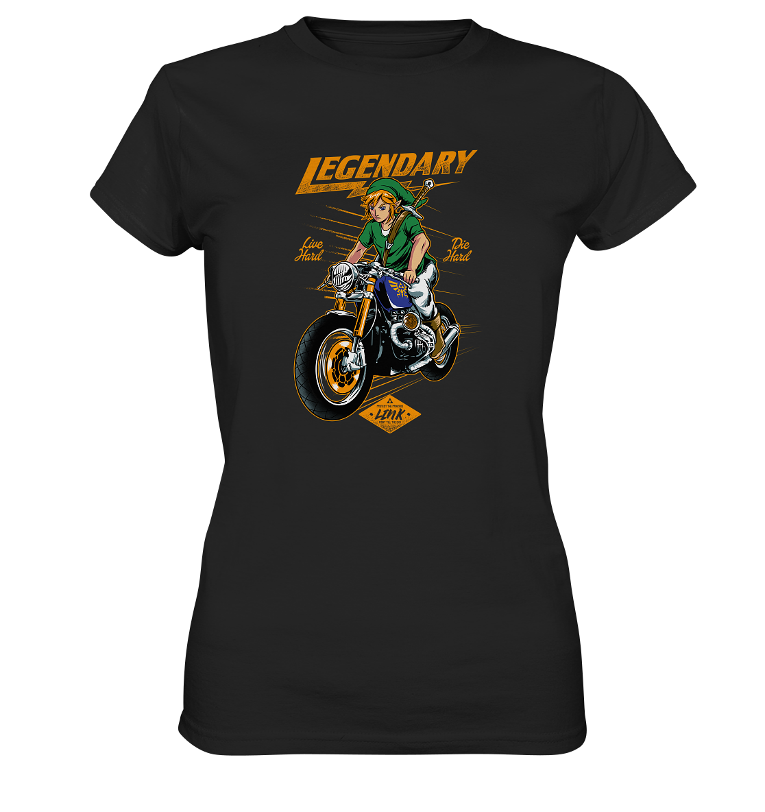 Motiv: Legendary Bikerlady - Ladies Premium Shirt - verschiedene Farben
